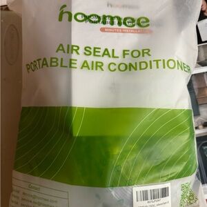 Door cover for portable air conditioner